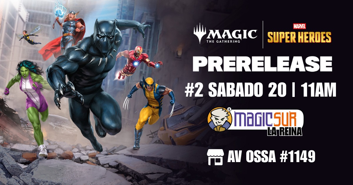 ★ PRERELEASE LA REINA #2 – Magic: The Gathering — Marvel Super Heroes ★