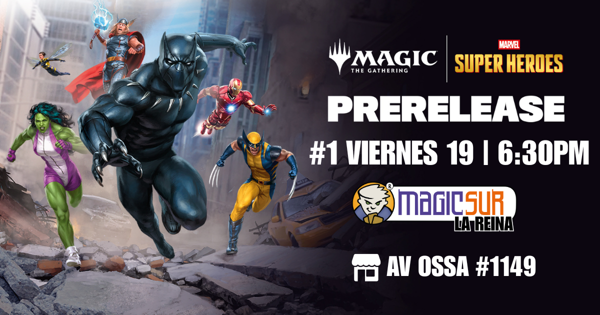 ★ PRERELEASE LA REINA #1 – Magic: The Gathering — Marvel Super Heroes ★