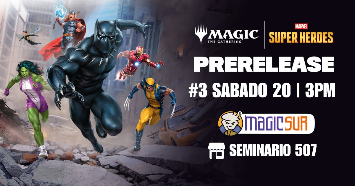 ★ PRERELEASE SEMINARIO #3 – Magic: The Gathering — Marvel Super Heroes ★